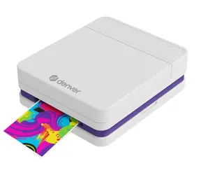 Denver MCP-6010 weißer mobiler Farbtintenstrahldrucker mit Bluetooth