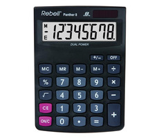 Rebell Panther 8 Taschenrechner schwarz