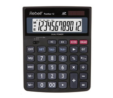 Rebell PANTHER 12 Taschenrechner schwarz