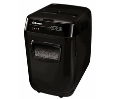 Fellowes Aktenvernichter AutoMax 200 M / 200 Blatt / 2x14 mm / 230 mm / 32 L