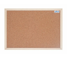 AVELI Korkplatte 90x120 cm Holzrahmen