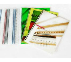 Renz Metallrücken (2|1") 19 schwarz / für 131-150 Blatt 80 g Papier / 50 Stk