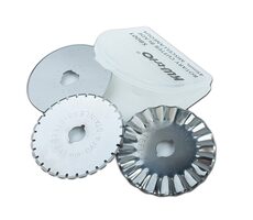 KW-trio -Set Ersatzmesser / gewellt / gelocht / gerade