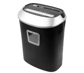 Activejet ASH-1201D Aktenvernichter schwarz / 25l / gerader Schnitt 5 x 38 mm / Sicherheit 3 / 12 Blatt