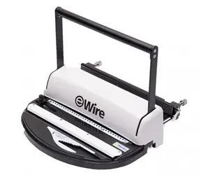 EuroSupplies iWire 31 / Binder für Metallrücken / Stanzkapazität 10 Blatt 80g / Arbeitsbreite 300 mm