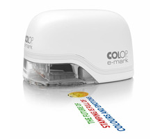 Colop E-Mark-Stempel weiß / QR- und Barcode-Generator