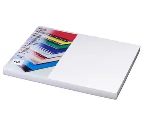 EuroSupplies Delta Platten A3 weiß / 100 Stück / 250g-m2