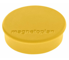 Magnetoplan Discofix Standard Magnete 30 mm gelb 10 Stk
