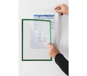 Magnetoplan Magnetofix A4 Magnetrahmen blau (5 Stück)