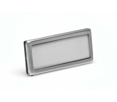 EuroSupplies ALU 65 / Namensschild / 65×26 mm / 10 Stk