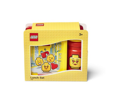 Room Copenhagen 40581725 ICONIC Girl Snack-Set gelb-rot / Flasche und Box