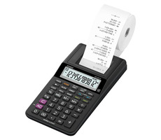 Casio HR 8 RCE BK schwarz / Tischrechner / zwölf Ziffern / monochromer Druck