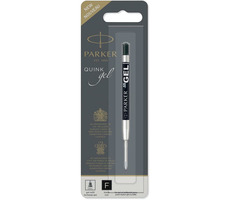 PARKER Quink Kugelschreiber Gel schwarze Spitze F 1 Stück / Gelmine für Kugelschreiber