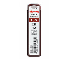 Rotring Bleistifte 0,5 mm - 2B 12 Stück