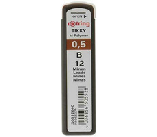 Rotring Bleistifte 0,5 mm - B 12 Stück / Micropencil-Bleistifte
