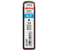 Rotring Bleistifte 0,7 mm - B 12 Stück / Micropencil-Bleistifte