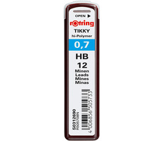 Rotring Bleistifte 0,7 mm - HB 12 Stück / Micropencil-Bleistifte