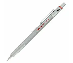 Rotring 600 0,5 mm silber / Mikrobleistift / Ganzmetall / Sechskant 