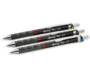 Rotring Tikky schwarz / Set mit 3 Druckbleistiften