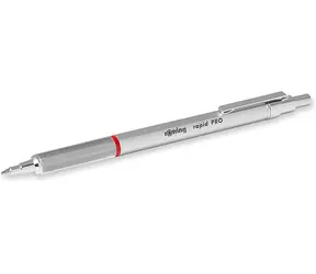 Rotring Rapid PRO Chrome / Kugelschreiber / Minenfarbe: Blau
