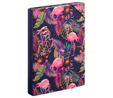 BAAGL Notizbuchhüllen A4 Jumbo Flamingos / 23x32x5 cm