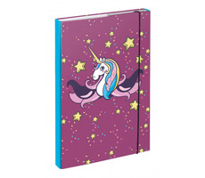 BAAGL Notizbuchhüllen A4 Einhorn / 23x32x3 cm