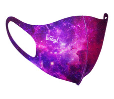 BAAGL Antibakterielle Maske für Erwachsene Galaxy / 17,5x12,5 cm / Silberionen