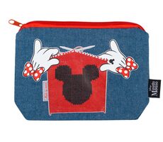 Presco Group Denim Federmäppchen Minnie / 20x14 cm