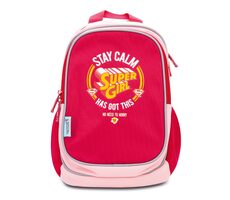 Presco Group Vorschulrucksack Supergirl - STAY CALM / 31x21x13 cm
