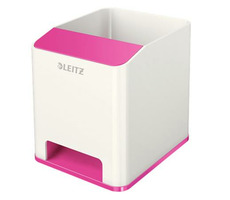 Leitz Wow Bleistiftständer Musikalisch weiß-rosa