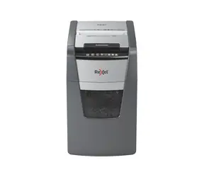 Rexel Optimum AutoFeed+ 150X / Automatischer Aktenvernichter / bis zu 150 Blatt / 44l / Querschnitt 4 x 28 mm