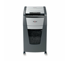 Rexel Optimum AutoFeed+ 300X / Automatischer Aktenvernichter / bis zu 300 Blatt / 60l / Querschnitt 4 x 25 mm