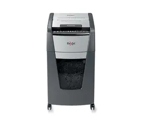 Rexel Optimum AutoFeed+ 300X / Automatischer Aktenvernichter / bis zu 300 Blatt / 60l / Querschnitt 4 x 25 mm