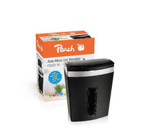 Peach Auto Micro Cut PS600-10 / Aktenvernichter / 10 Min. Non-Stop-Zerkleinerung / P-5 / 20 l