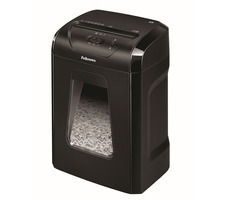 Aktenvernichter Fellowes 12 C / Schnittgröße: 4 x 40 / bis zu 12 Blatt / 19l