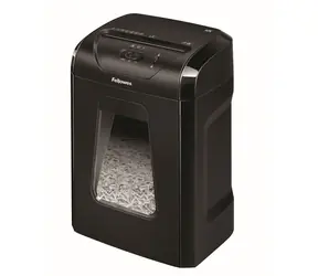 Aktenvernichter Fellowes 12 C / Schnittgröße: 4 x 40 / bis zu 12 Blatt / 19l