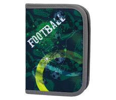 BAAGL Federmäppchen für Schule, klassisch, mit zwei Klappen, Fußball
