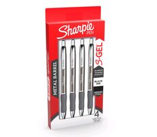 Sharpie S-Gel 0,7 mm 4 Stück / Gelstift / Nachfüllfarbe: Schwarz/Blau