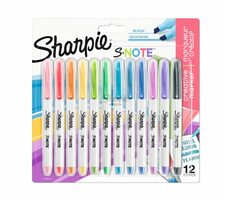Sharpie Creative Marker S-Note / Keilspitze / 12 Stk