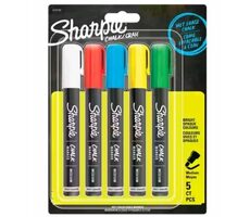 Sharpie Marker Kreide Größe M 5 Stück / löschbar