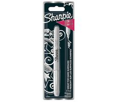 Sharpie Marker permanent F / Metallic-Farbe: Silber 