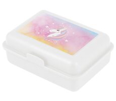BAAGL Regenbogen-Einhorn-Snackbox / 17,8 x 6 x 12,2 cm
