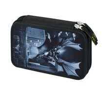 BAAGL Schulmäppchen Doppeldecker Batman Dark City / 19,5x12,5x5,5cm