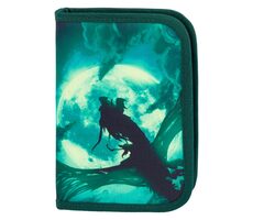 BAAGL Federmäppchen für Schule, klassisch, zwei Klappen, Drache