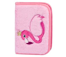 BAAGL Schulmäppchen klassisch mit zwei Klappen Flamingo / 20x15x3cm