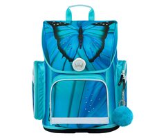 BAAGL Schulaktentasche Ergo Butterfly / 19 l / geeignet für 1. - 2. Klasse