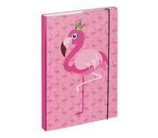 BAAGL Tafeln für Schulhefte A4 Flamingo / 23x32x3 cm