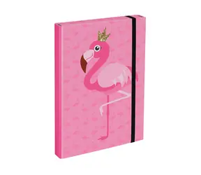 BAAGL Tafeln für Schulhefte A4 Flamingo / 23x32x3 cm