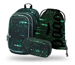 BAAGL SET 3 - Core Numbers Schulset / Rucksack / Federmäppchen / Tasche