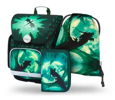 BAAGL SET 3 - Schulset Ergo Drak / Aktentasche / Federmäppchen / Tasche